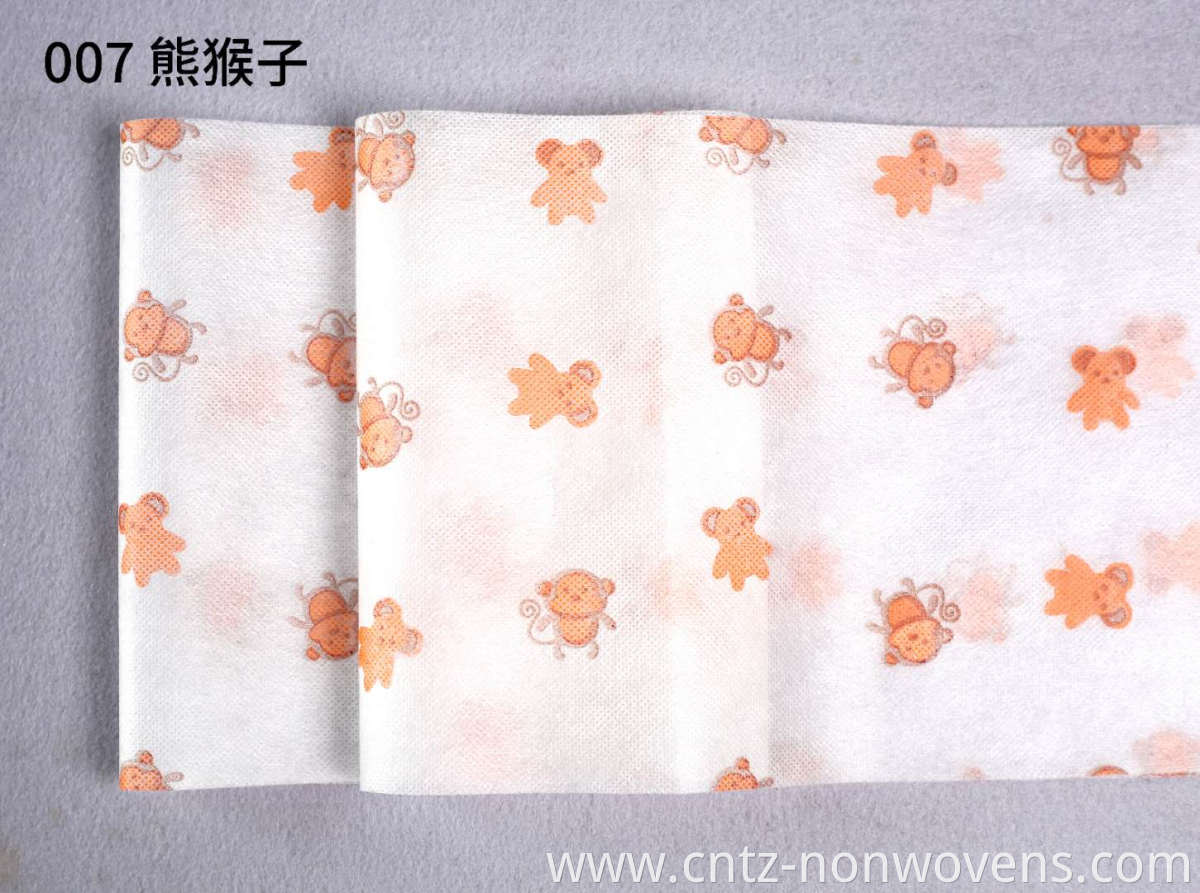 Printed Spun-Bonded Nonwoven Fabric